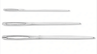 Wool needles with blunt point No. 1, 3, 5