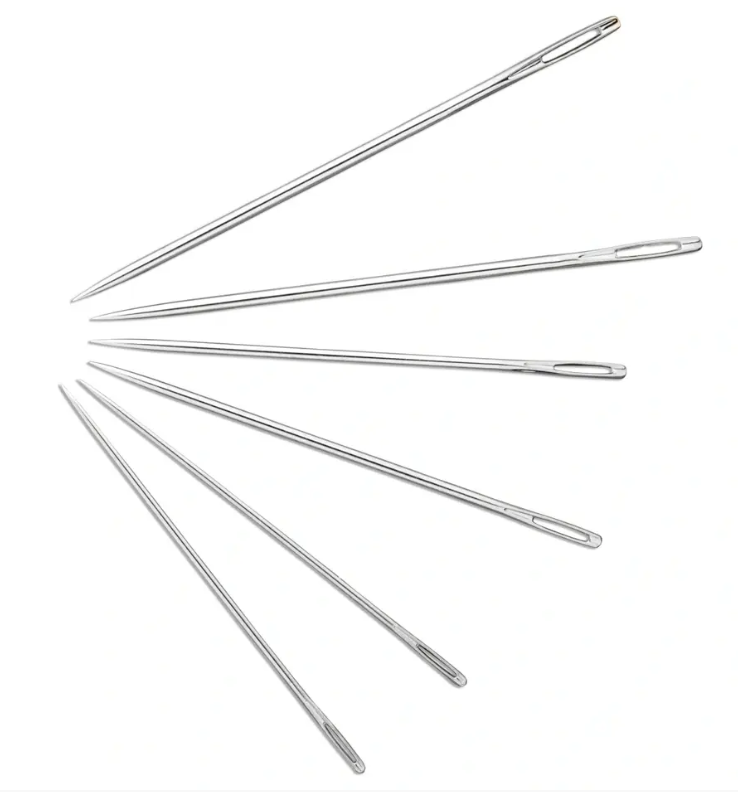 Darning needles, short, No. 5/0-1/0