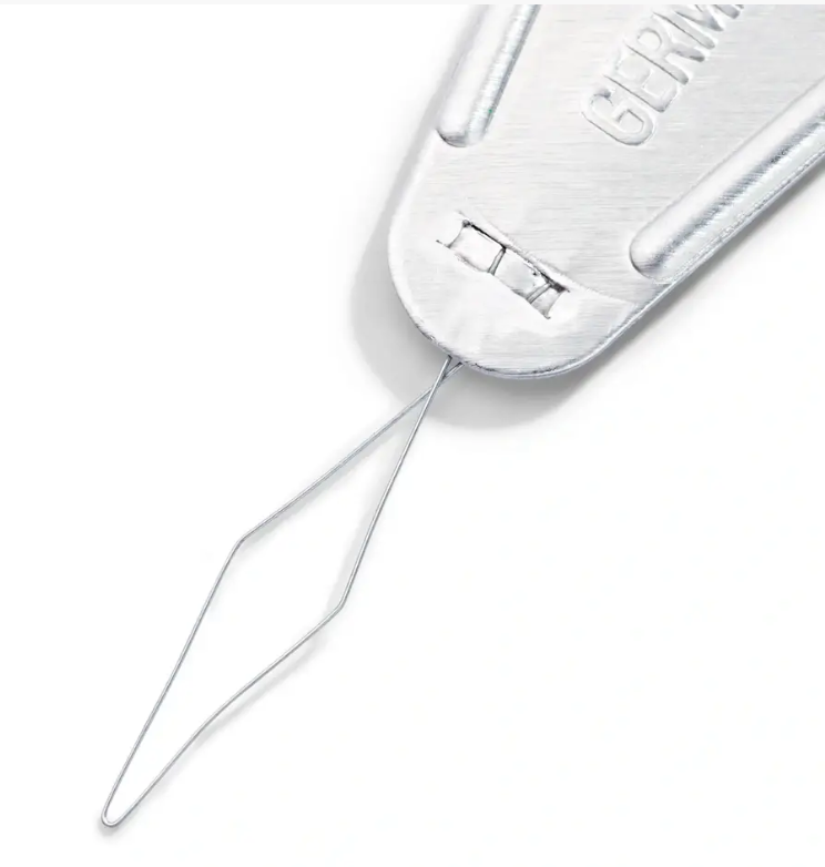 Needle threader silver-coloured, 2 items