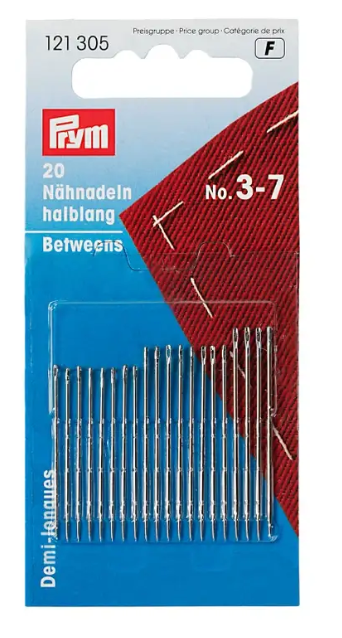 Sewing needles sharps, No. 3-7/ 5-9, assorted