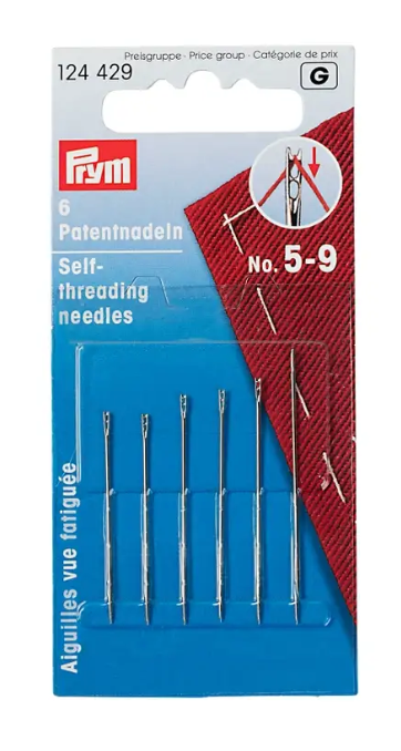 Self-threading needles, No. 5-9