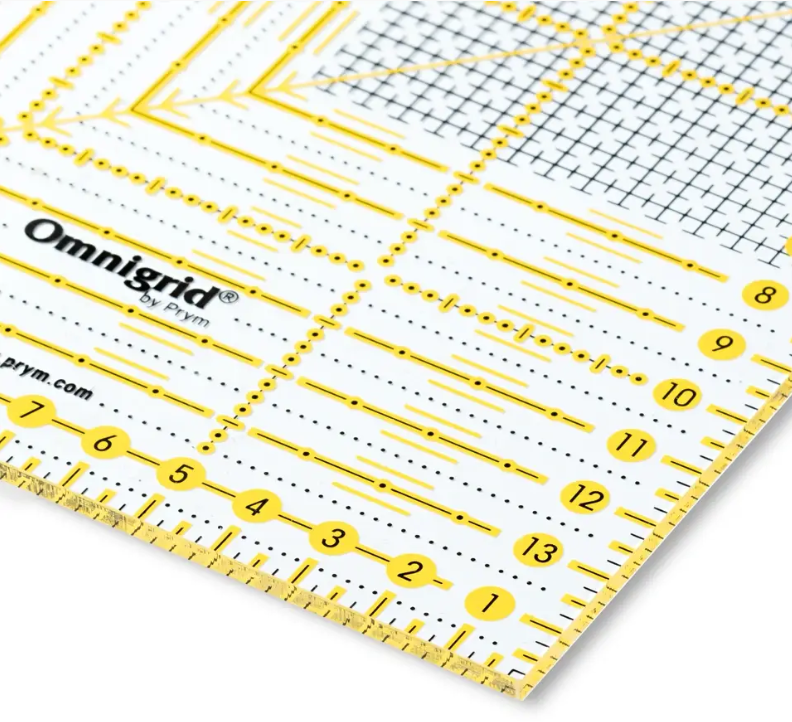 Universal ruler, 15x15cm