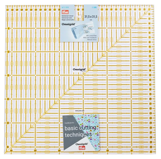 Universal ruler, 31.5x31.5cm