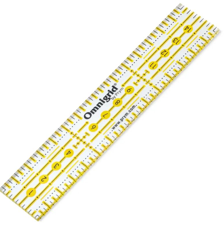 Universal ruler, 3x15cm