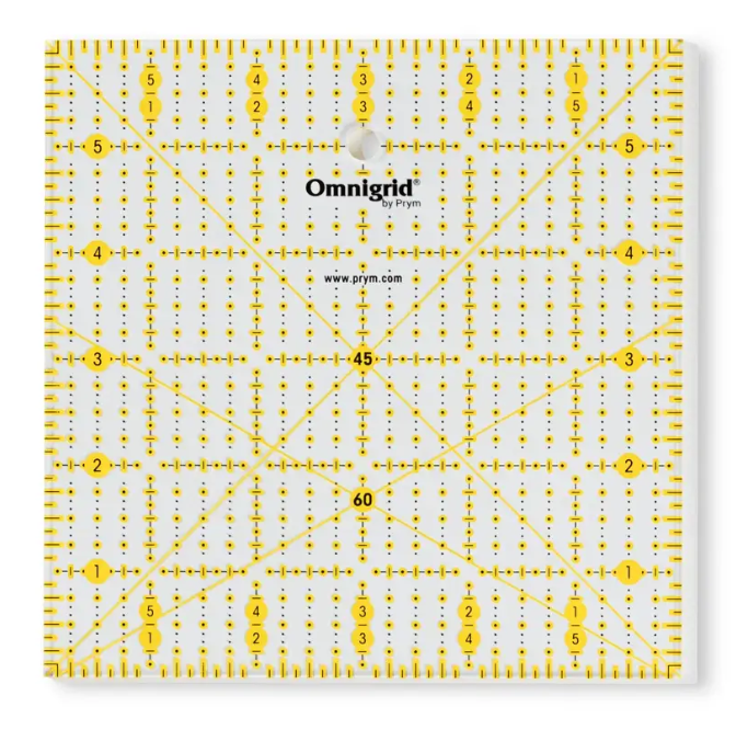 Universal ruler, 6x6inch angle