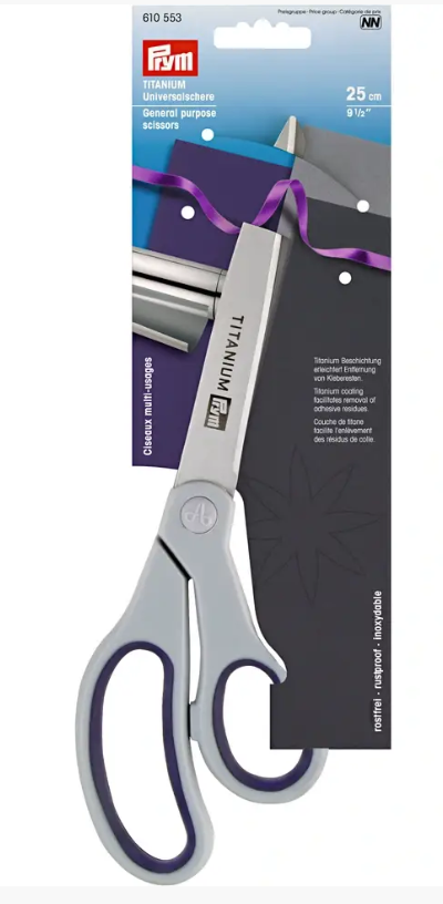 General purpose titanium scissors 25cm