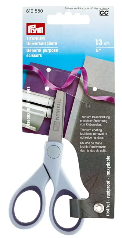 General purpose titanium scissors 13cm