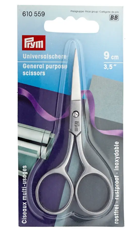 General purpose steel scissors 9cm