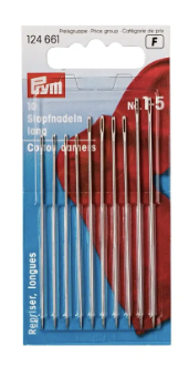 Darning needles, long, No. 1-5, assorted