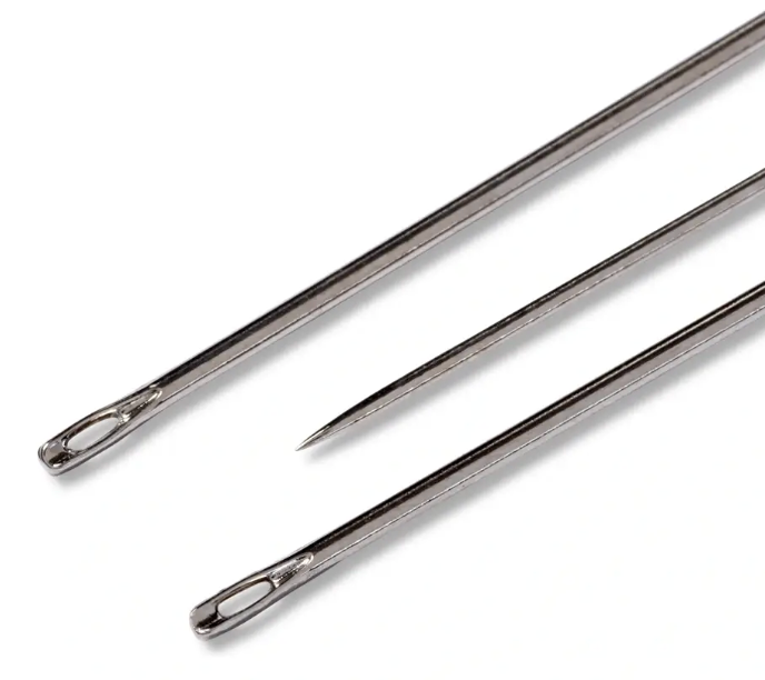 Sewing needles long, with silver eye, Typhoon, No. 11, 0.50 x 32mm