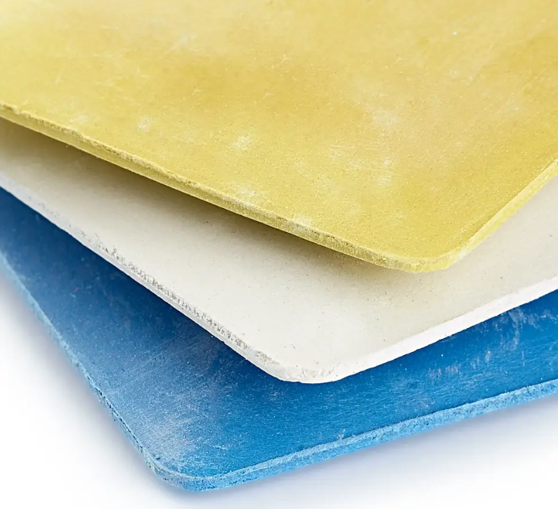 Tailor's chalk slabs, white/yellow/blue