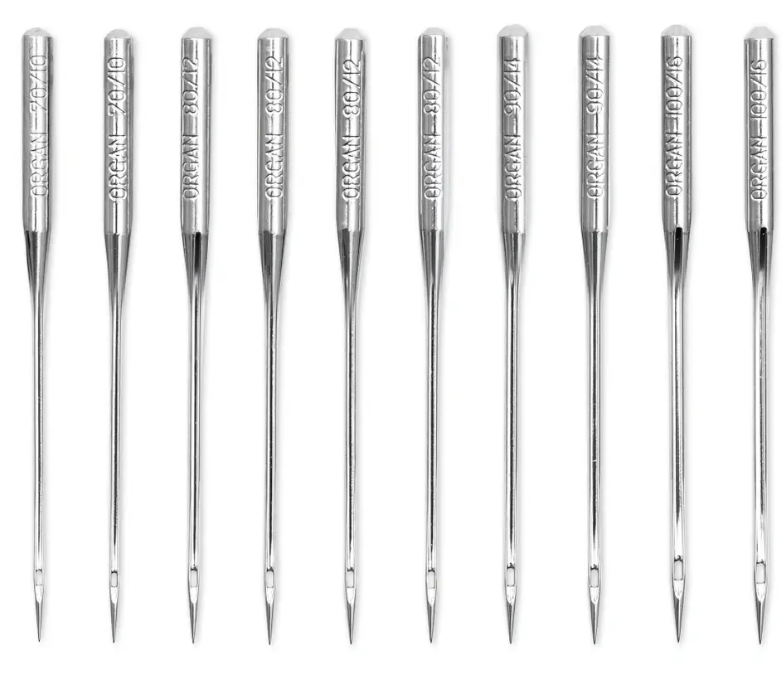 Standard sewing machine needles, 130/705, 70-100, assorted