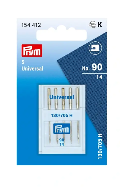 Standard sewing machine needles, 130/705, 90