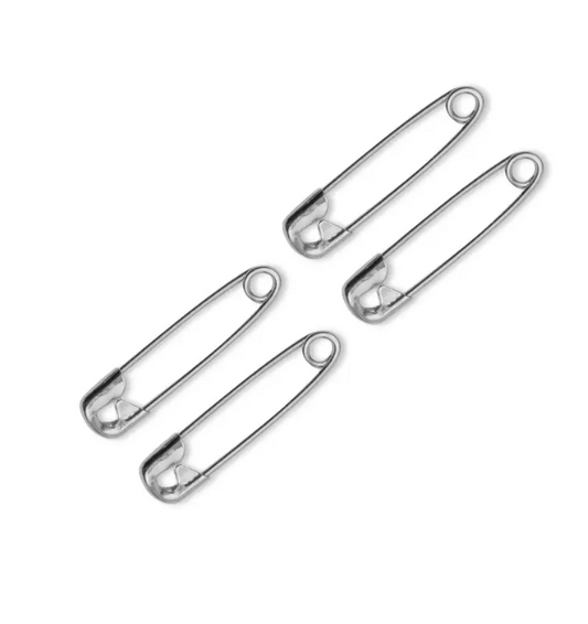 Safety pins, 19mm, silver-coloured, 1000 items