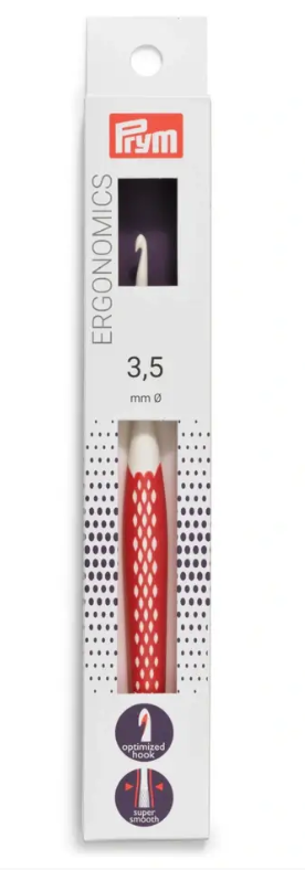 Wool crochet hooks prym.ergonomics, 16cm