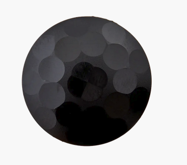 Polyester button shank 15mm black