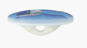 Polyester button shank Boat 15mm