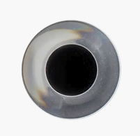 Polyester button shank 15mm white