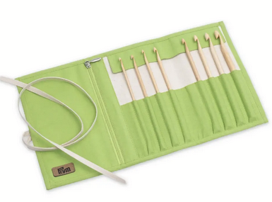 Crochet hooks set, bamboo, Prym 1530, 3.5-8.0 mm