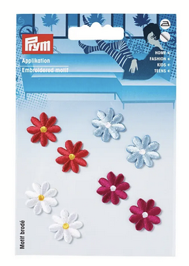 Applique self-adhesive, iron-on Flowers multi-colour