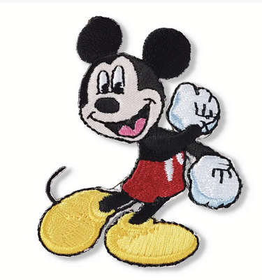 Appliqué Mickey, Minnie, Pluto assorted