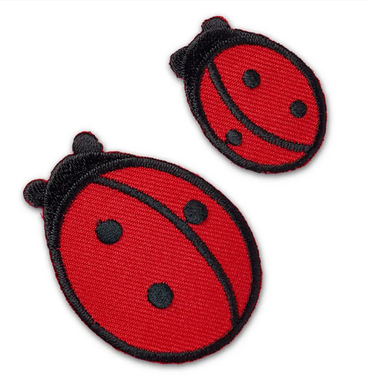 Applique lady birds small and large