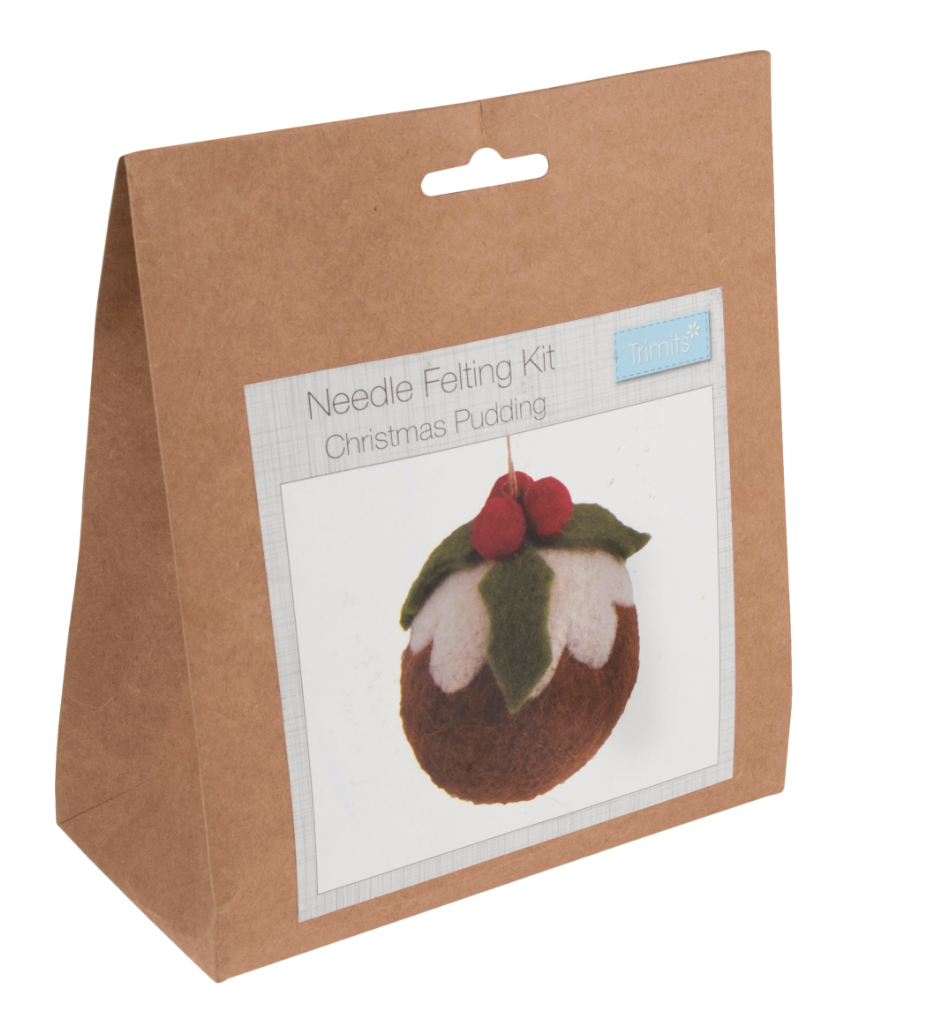 Needle Felting Kit: Christmas Pudding