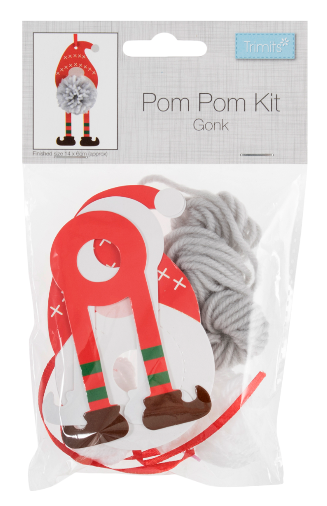 Pom Pom Decoration Kit: Christmas: Gonk