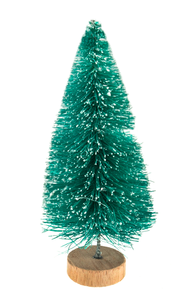 Decoration: Frosted Christmas Tree: 10cm: 1 Piece