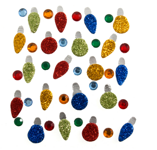 Craft Embellishment: Christmas Light: Pack of 40