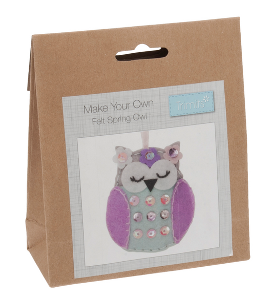 Make Your Own Felt Spring Owl