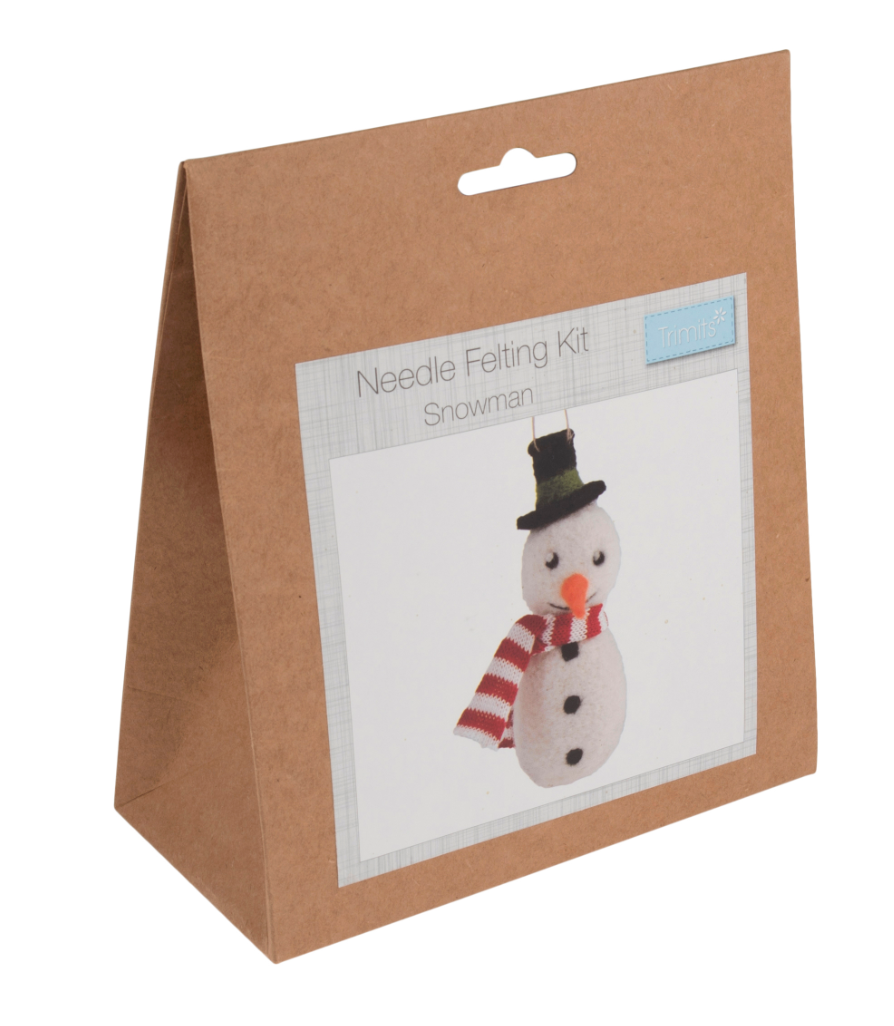 Needle Felting Kit: Snowman