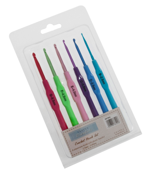 Trimits Crochet Hook Set: 14cm x 2.50 - 5.00mm: Pack of 6