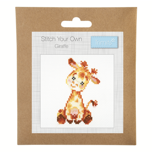 Mini Cross Stitch Kit, Giraffe