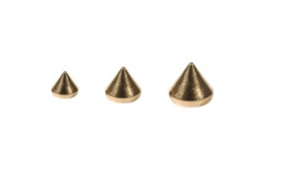 METAL STUD TO SEW ON, Gold Colour - Galedi Pins