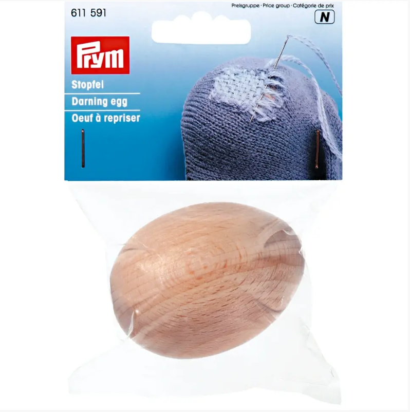 Darning egg, natural