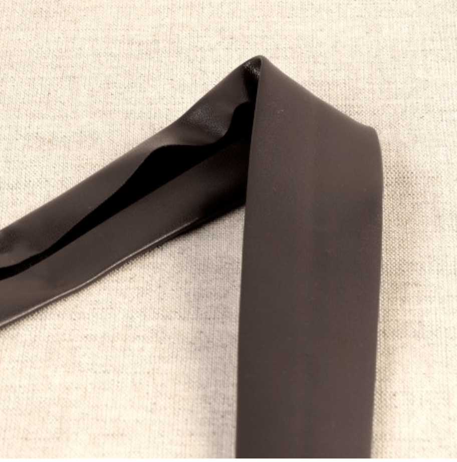 FAKE LEATHER BIAS BINDING 25mm x 1m - Galedi Pins