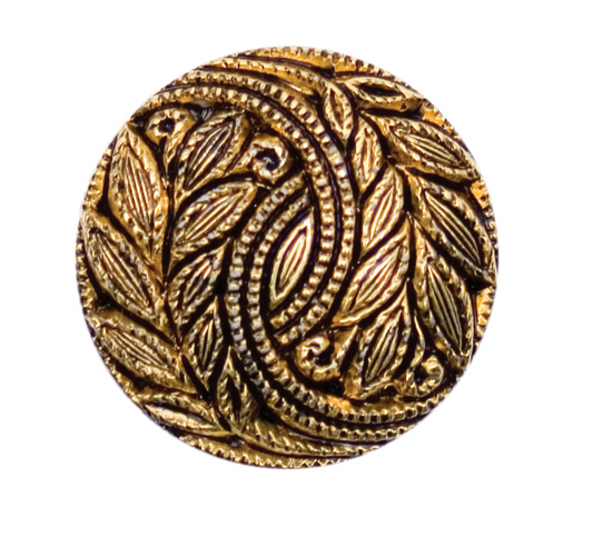 Metal Stylish Button, Golden