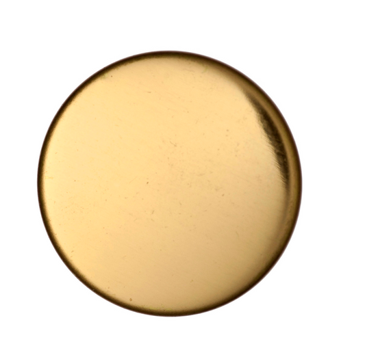 Metal Button, Gold coloured