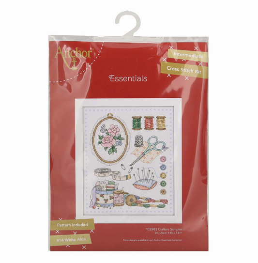 Intermediate Cross Stitch Kit - Crafters sample