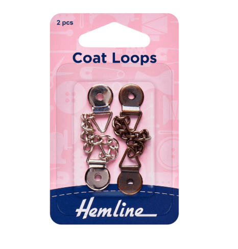 Coat Loops: Bronze and Nickle: 2 Pieces - Galedi Pins