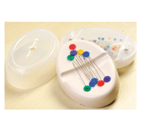 Hemline Deluxe Magnetic Pin Dish (Includes Secure Storage Compartment) - Galedi Pins
