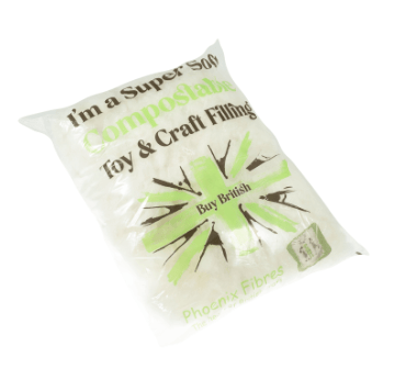 Toy Filling - Stuffing: Compostable: 200g - Galedi Pins