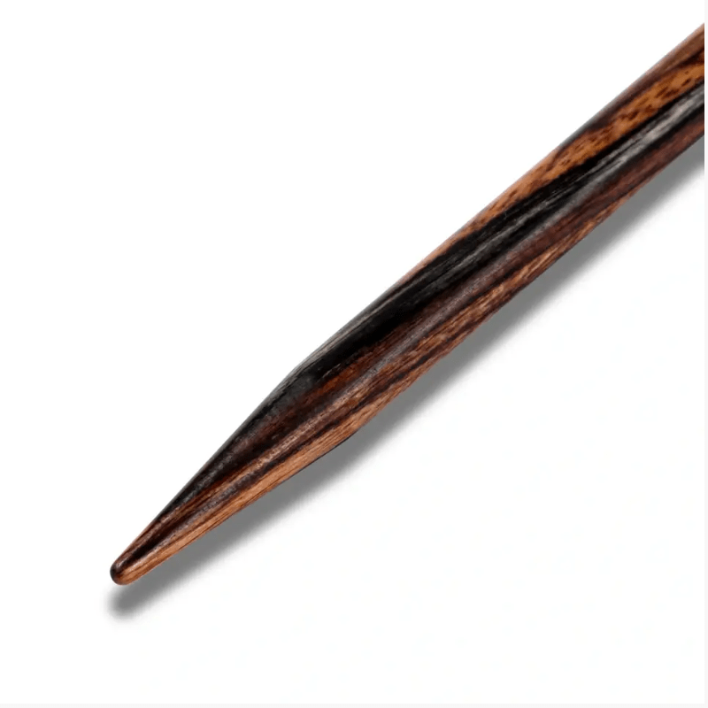 Knitting needle points, Natural, short, 8.7cm - Galedi Pins