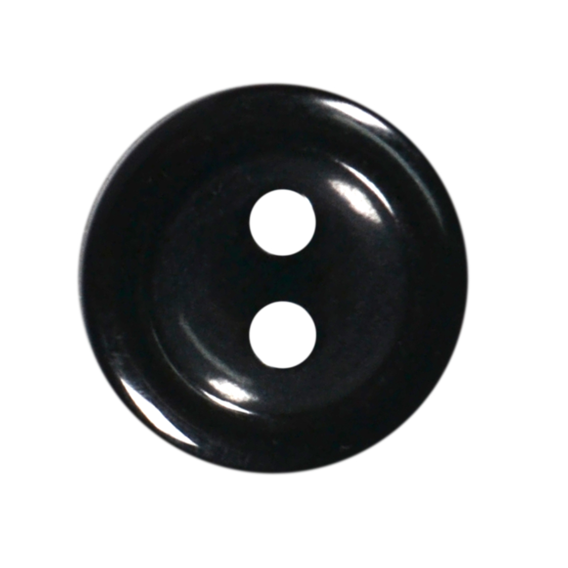 Polyester 2 Hole Button 9mm – Shiny White | Galedi Pins