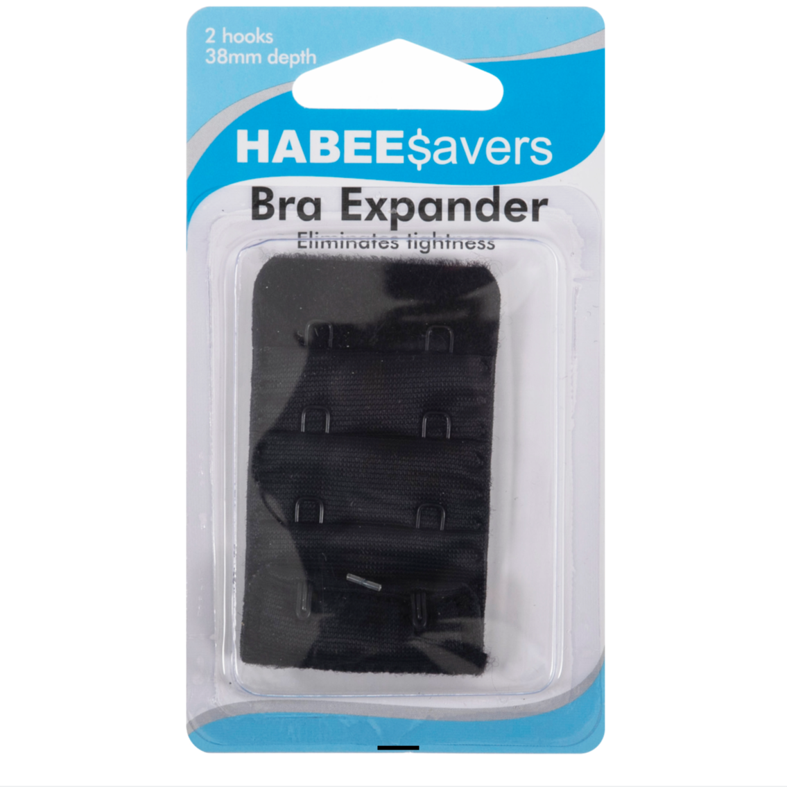 Galedi Pins Bra Extender 38mm – 2 Hooks | Black, White, Nude