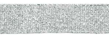 Super Ribbons Galedi Pins Double Faced Satin Lurex Ribbon – Silver – Multiple Sizes