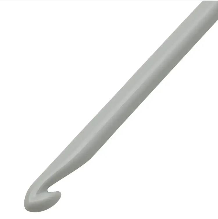 Wool crochet hook without handle 14cm, 6.00/7.00/8.00/9.00 mm, Grey