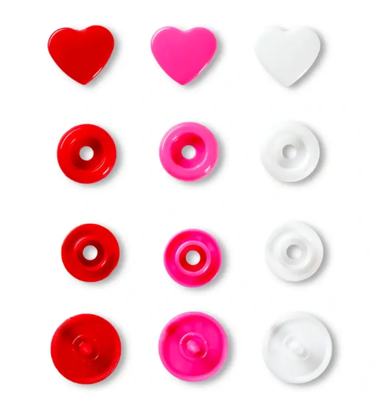 Colour snap fastener, Prym Love, plastic, 12.44 mm