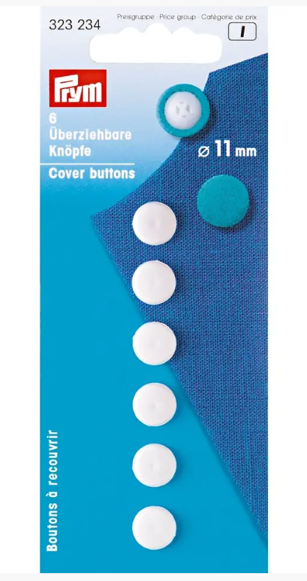 Cover buttons, white